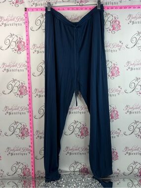 Eberjey pants joggers soft sweatpants dark Navy Blue Lounge Pants